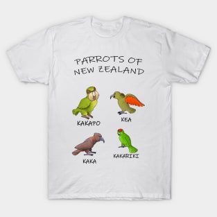 Parrots of New Zealand T-Shirt